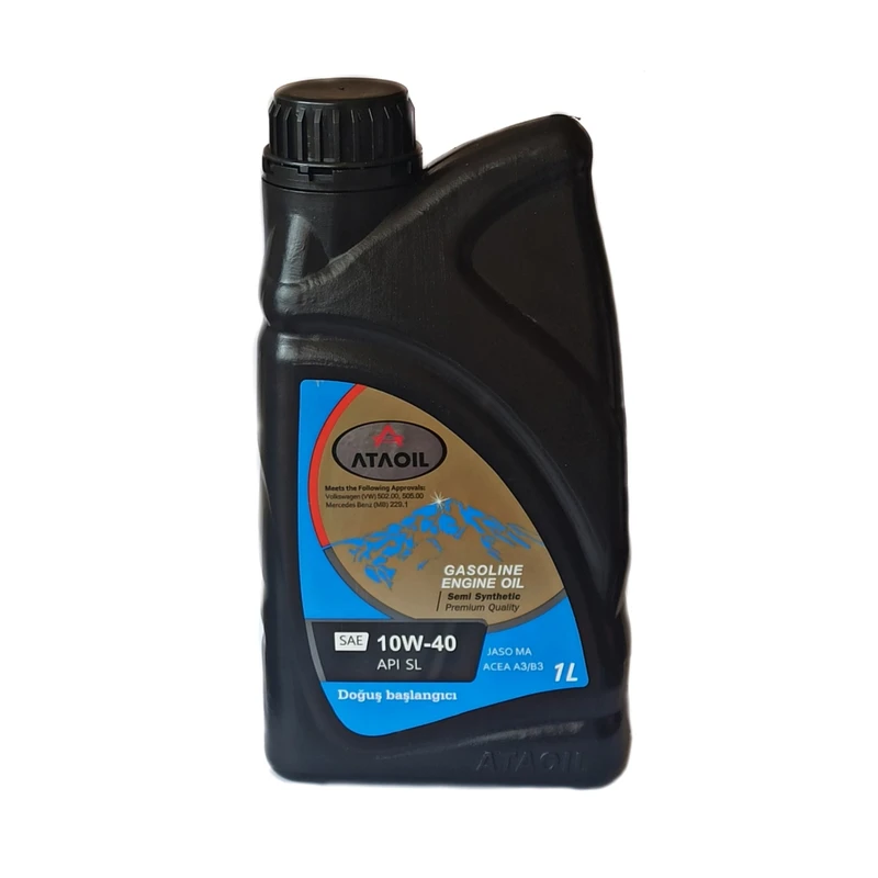 روغن موتور بنزینی آتا اویل مدل 10w-40 sl حجم 1 لیتر روغن موتور بنزینی آتا اویل مدل 10w-40 sl حجم 1 لیتر