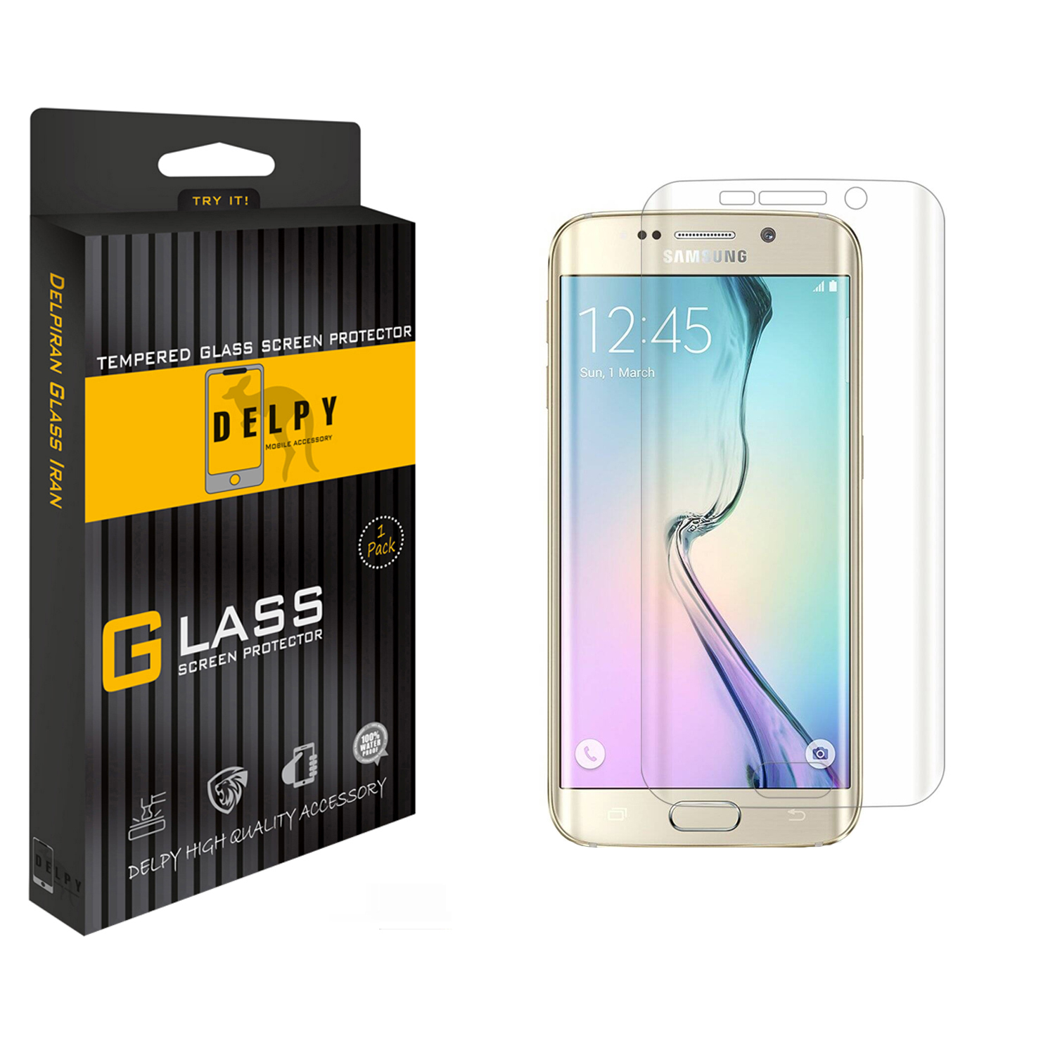 محافظ صفحه نمایش دلپی مدل +Sd-HD مناسب برای گوشی موبایل سامسونگ Galaxy S7