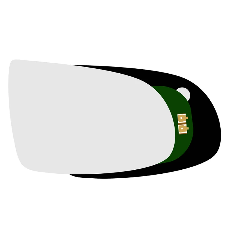 شیشه آینه جانبی راست خودرو کالانیکس مدل SHIS-SHAHINR-10951 مناسب برای شاهین به همراه قاب و چسب گرمکن دار