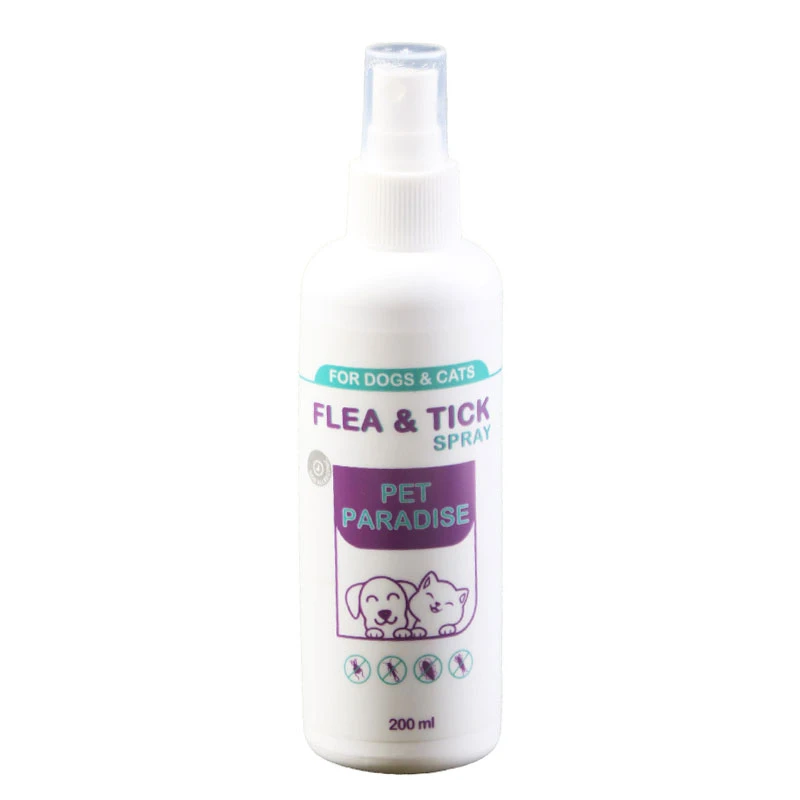 اسپری ضد کک و کنه سگ و گربه پت پارادایس مدل Flea And Tick حجم 200 میلی لیتر