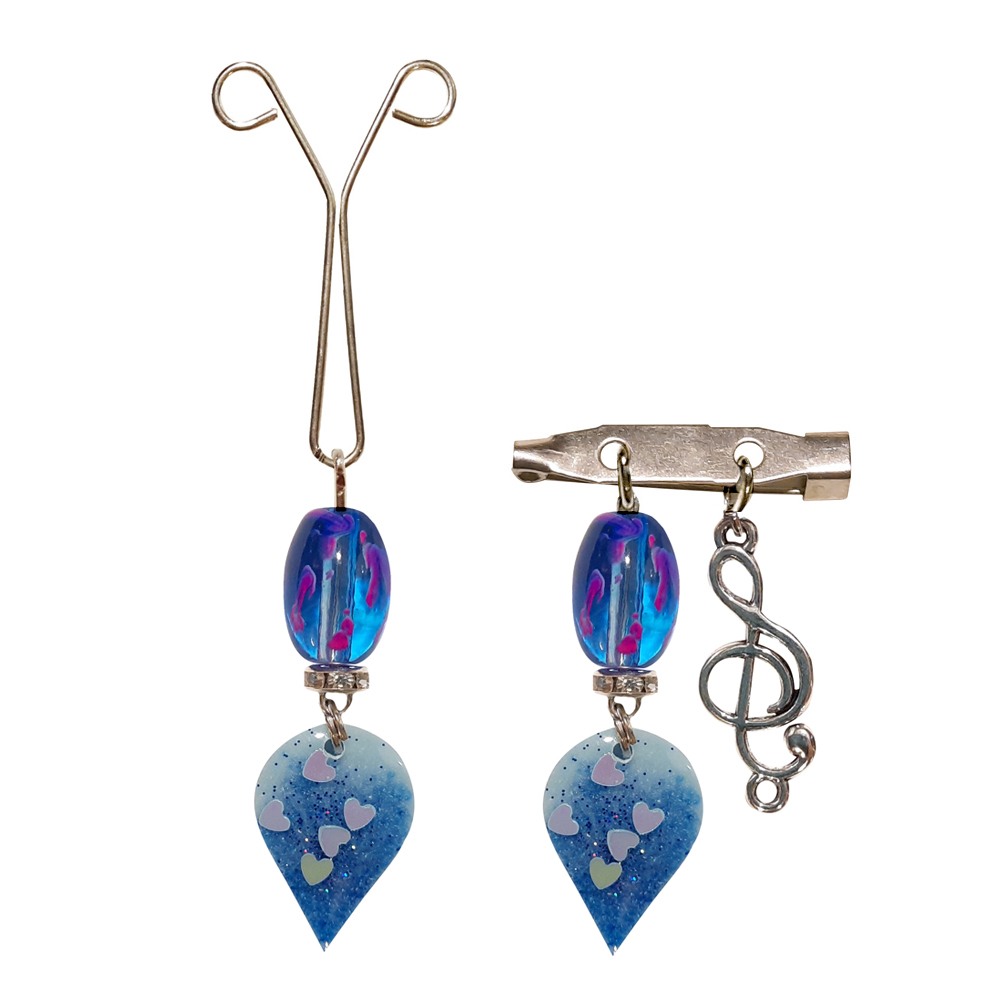 ست سنجاق سینه و گیره روسری کد PMST05