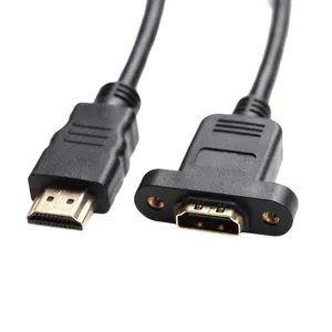 کابل براکت HDMI مدل Screw Panel Mount طول 1 متر