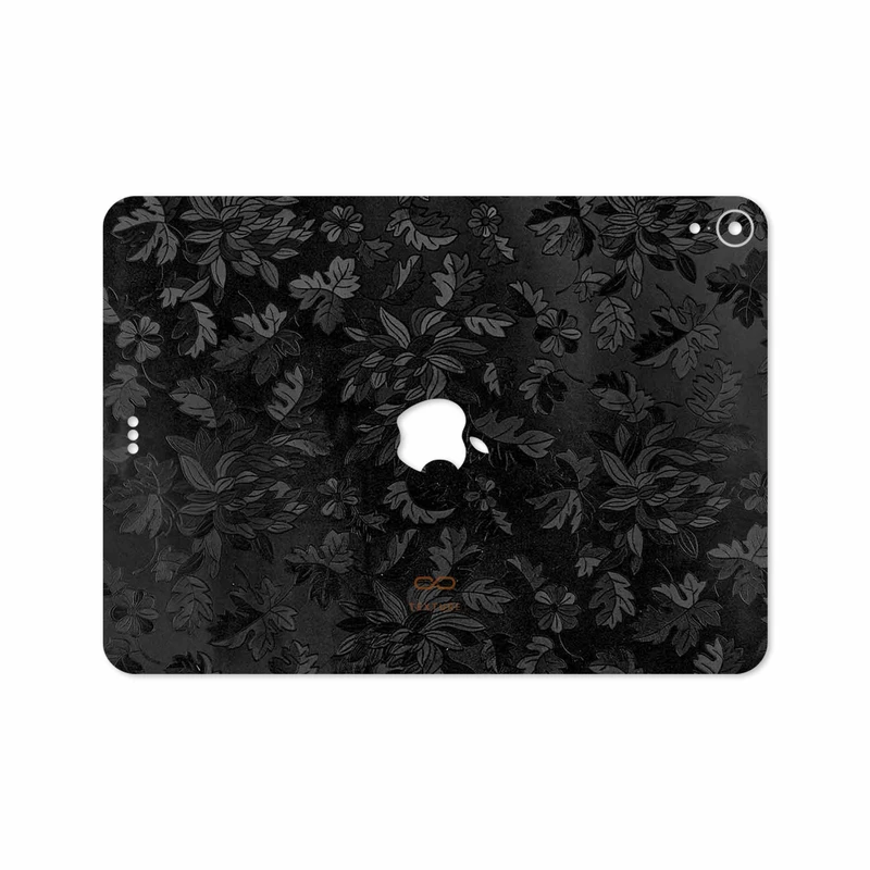 برچسب پوششی ماهوت مدل Black-Wildflower مناسب برای تبلت اپل iPad Pro 11 2018 A1934