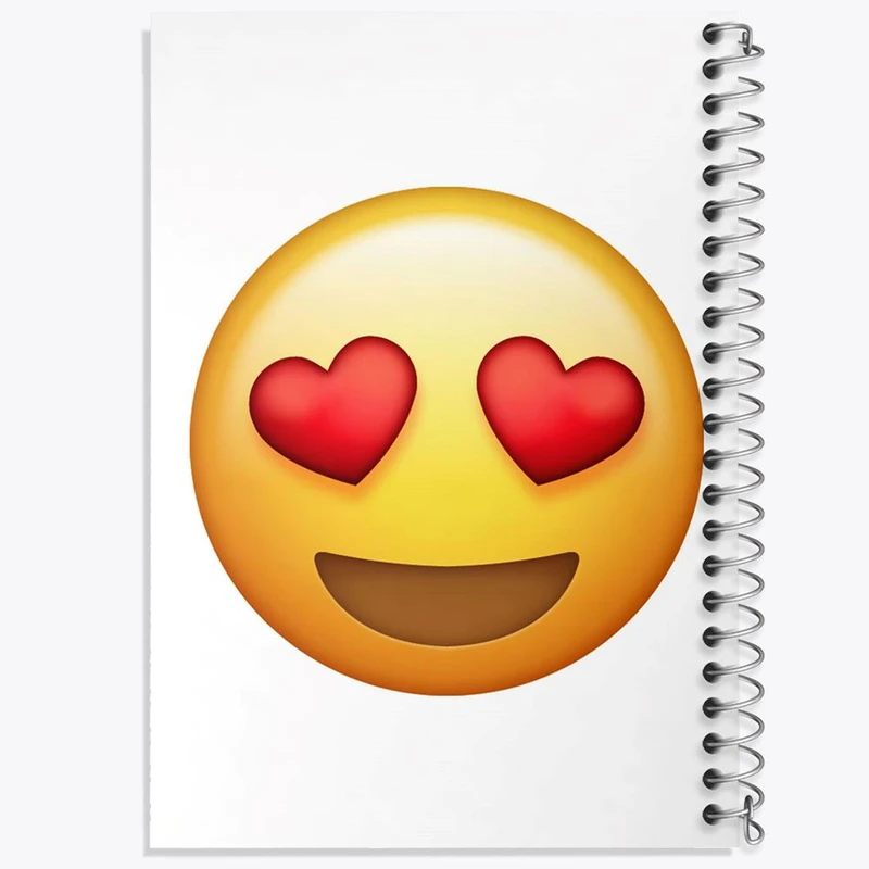 دفتر شطرنجی 50 برگ خندالو طرح ایموجی کد 24659