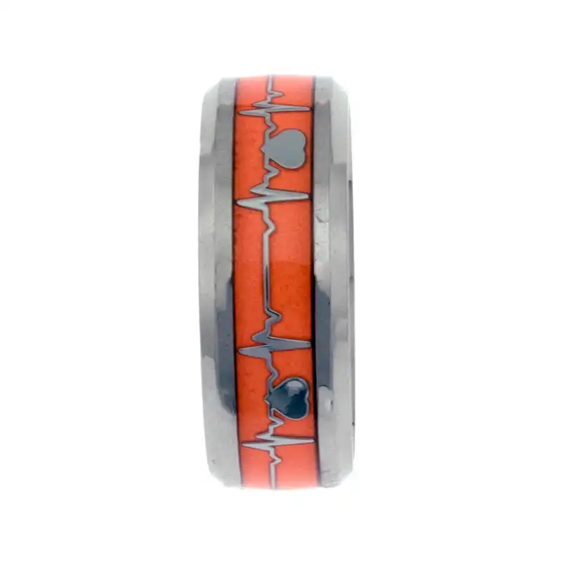 انگشتر برانت مدل شبتاب طرح ضربان قلب