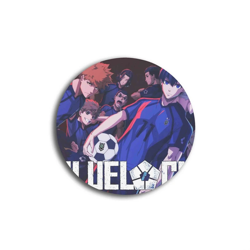 زیر لیوانی مدل انیمه بلو لاک کد Blue Lock 0725