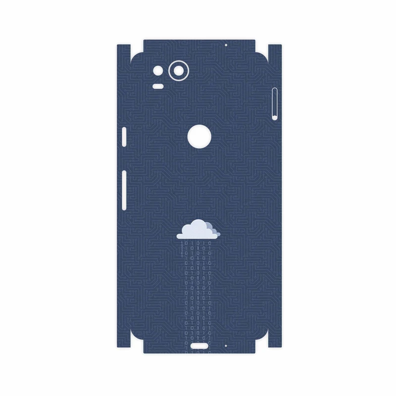 برچسب پوششی ماهوت مدل Minimal Data Cloud-FullSkin مناسب برای گوشی موبایل گوگل Pixel 2