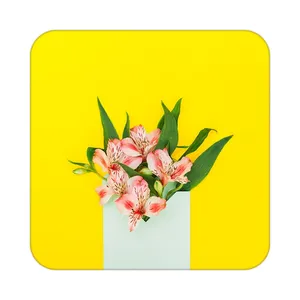 زیر لیوانی کاکتی طرح گل مدل mp18393