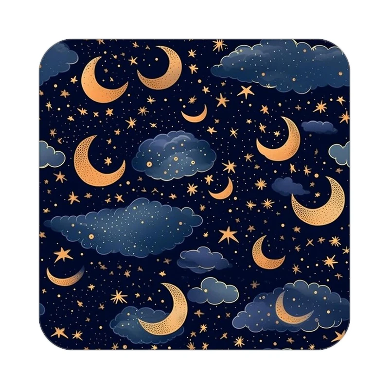 زیر لیوانی کاکتی طرح ماه و ستاره مدل mp52941