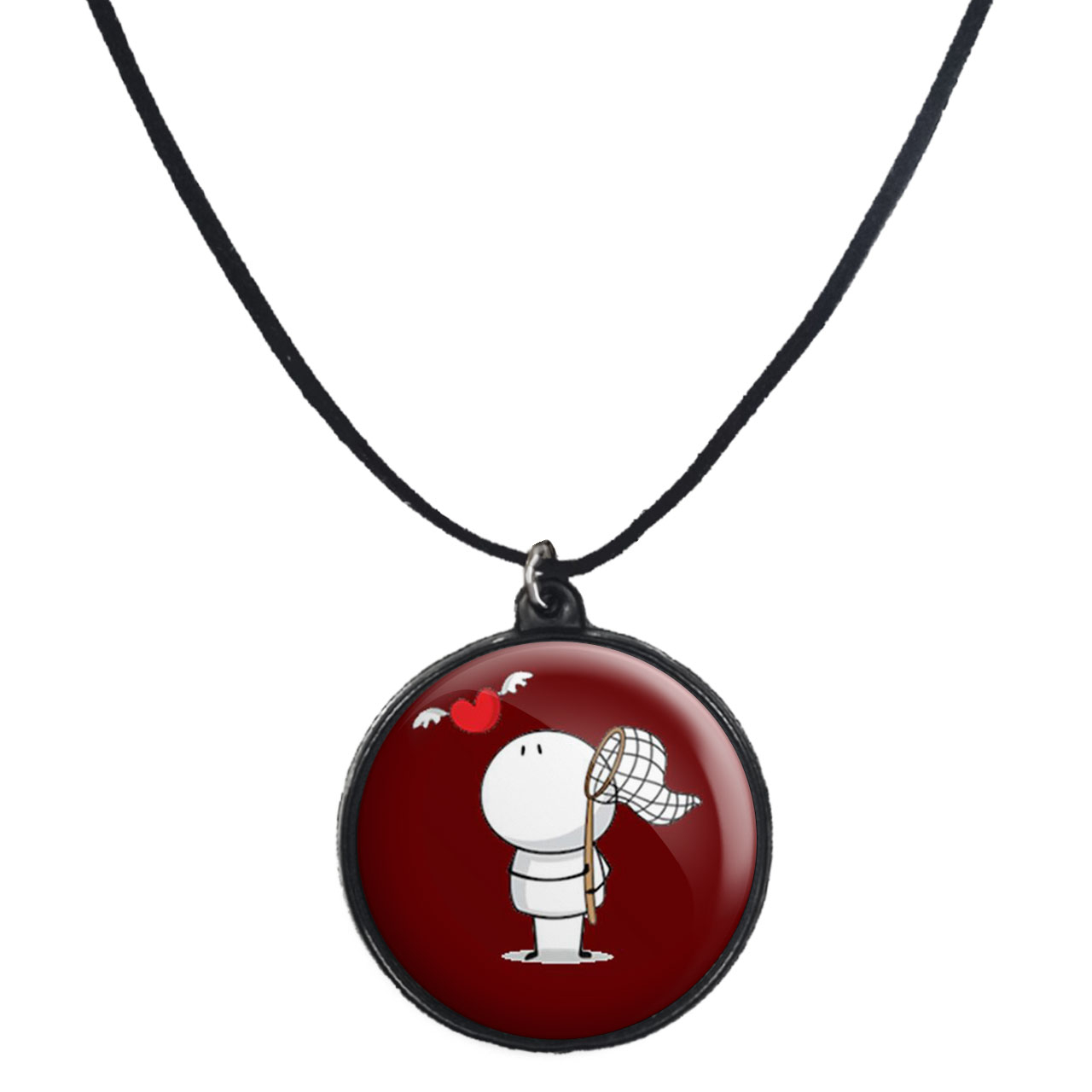 گردنبند پرمانه طرح عاشقانه کد pmb.5263 مدل دو طرفه