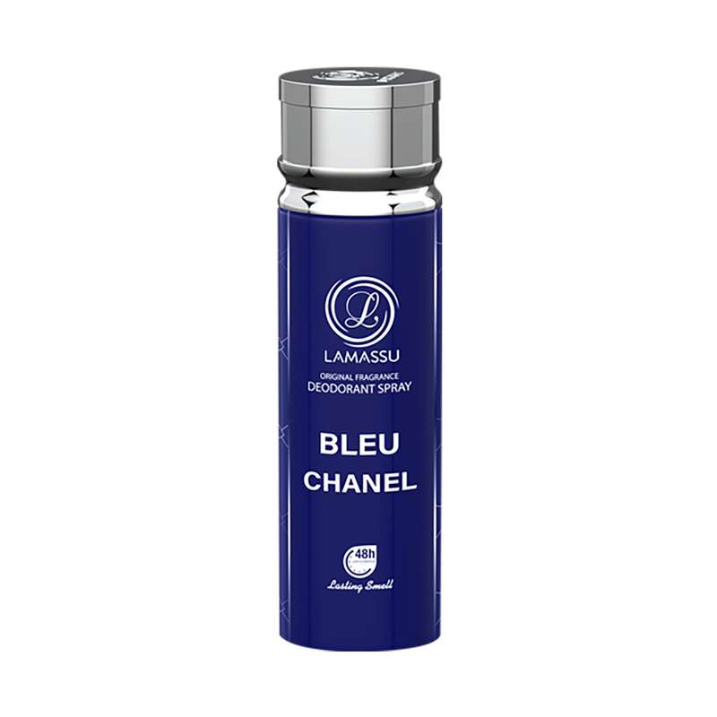 اسپری خوشبو کننده بدن مردانه لاماسو مدل Bleu chanel حجم 200 میلی لیتر اسپری خوشبو کننده بدن مردانه لاماسو مدل Bleu chanel حجم 200 میلی لیتر