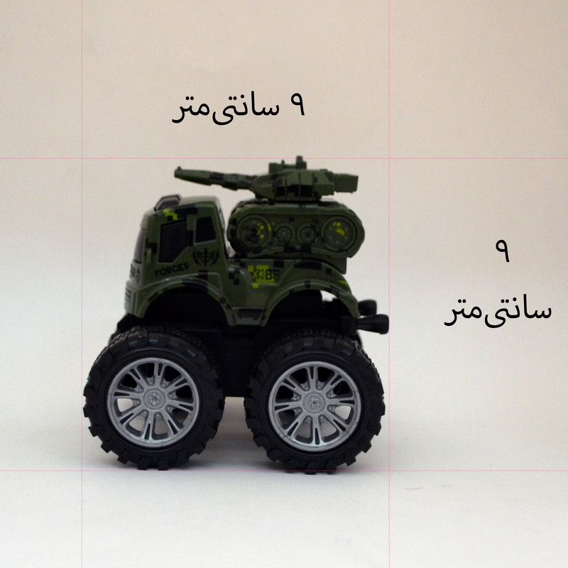 ماشین بازی مدل قدرتی طرح حمل کننده تانک