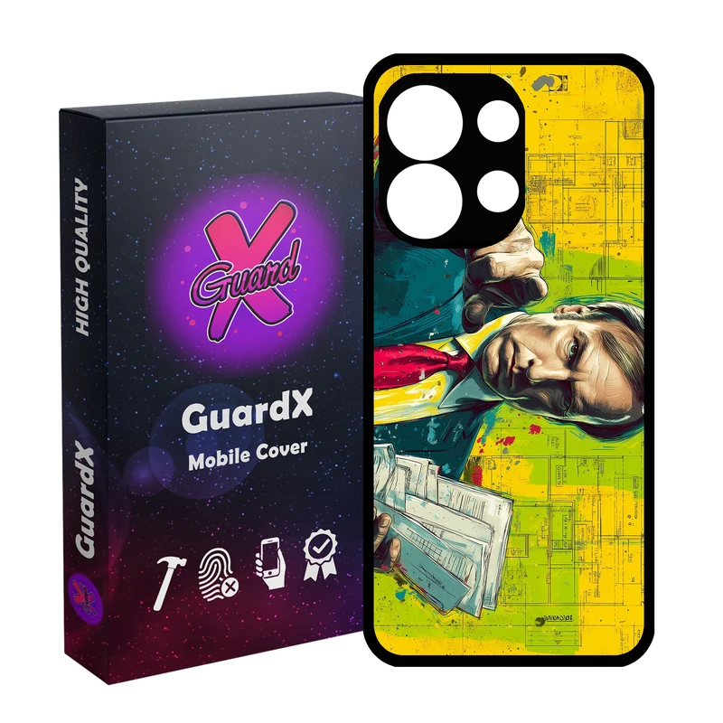 کاور گارد ایکس طرح Saul Goodman مدل 11074 مناسب برای گوشی موبایل شیائومی Redmi Note 13 4G