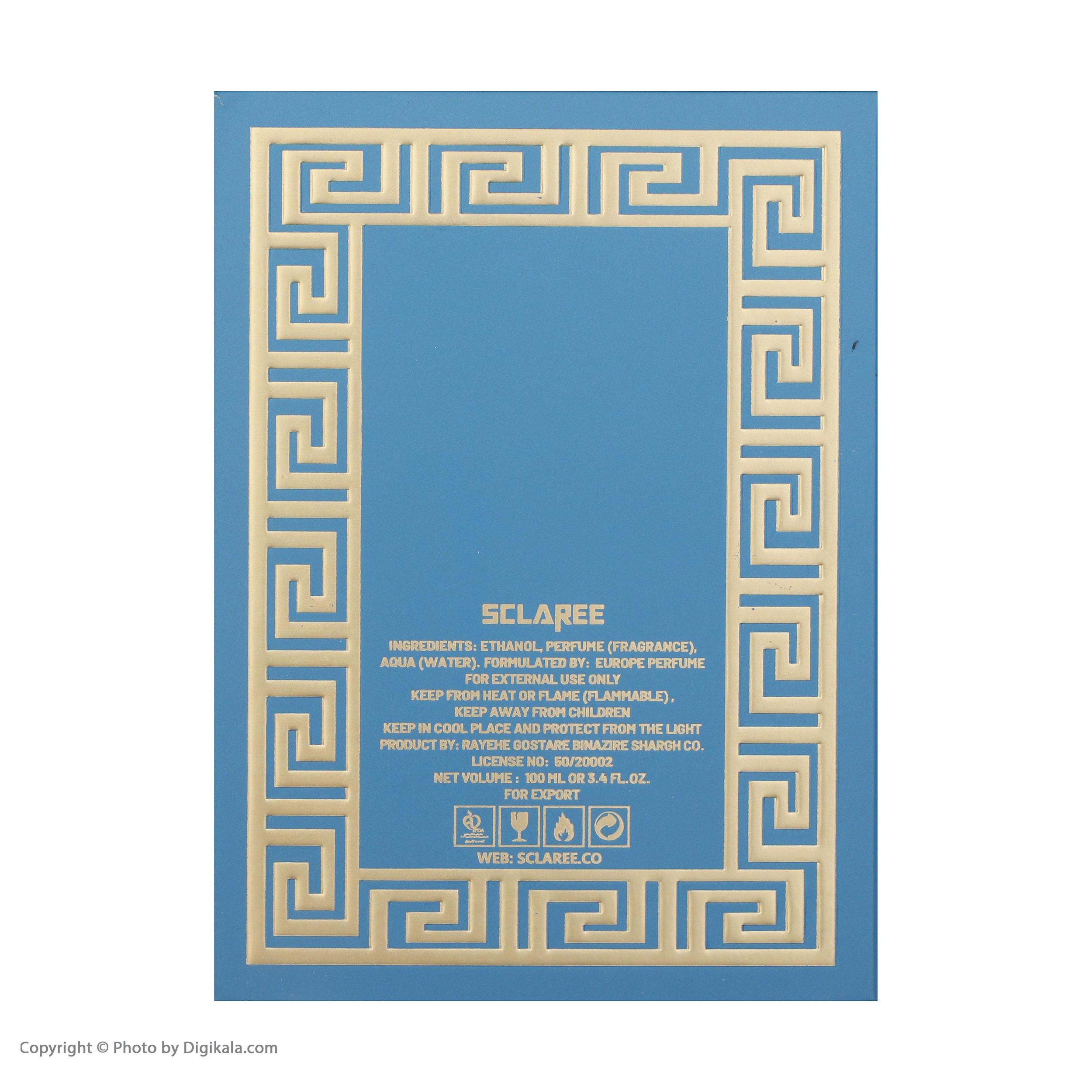 ادو پرفیوم مردانه اسکلاره مدل VERSACE EROS ROBINSON حجم 100 میلی لیتر ادو پرفیوم مردانه اسکلاره مدل VERSACE EROS ROBINSON حجم 100 میلی لیتر
