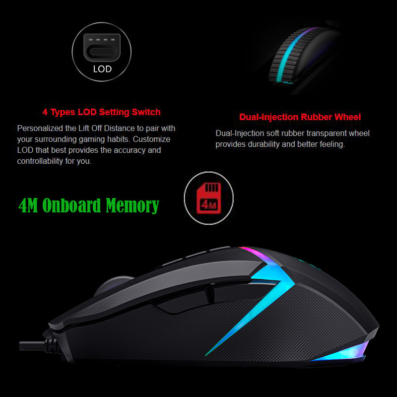 ماوس مخصوص بازی بلادی مدل W_6O_MAX_RGB_ ACTIVATED