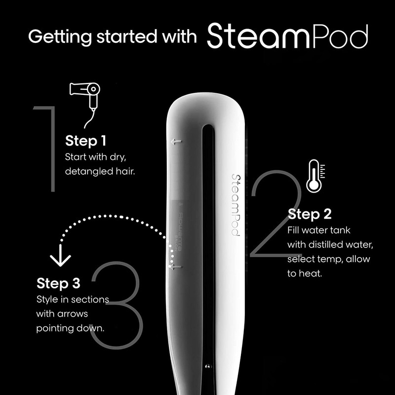 اتو و حالت دهنده ی مو روونتا مدل SteamPod 3.0 اتو و حالت دهنده ی مو روونتا مدل SteamPod 3.0