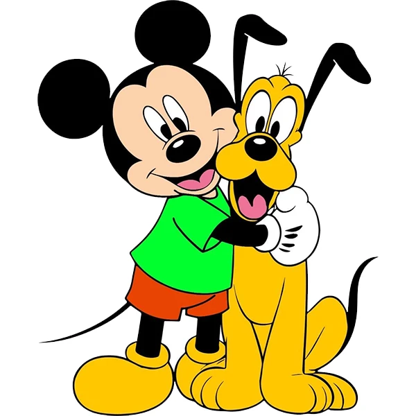 استیکر پارچه و لباس پاد آفرین طرح میکی موس کد 4577