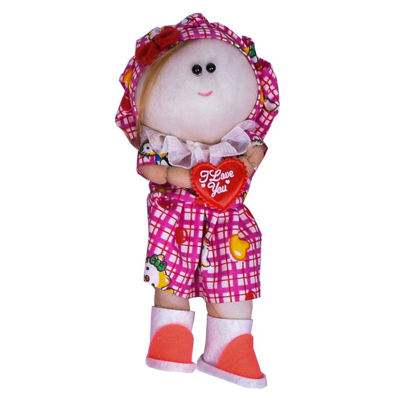 عروسک طرح دختر روسی مدل لاو کد 118 ارتفاع 23 سانتی متر