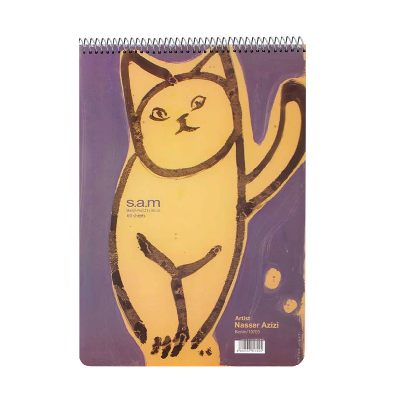 دفتر طراحی 60 برگ سم مدل ART-CAT کد 89694