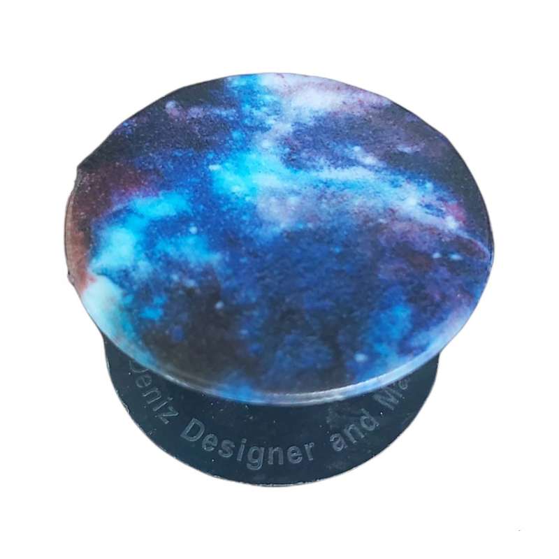 پایه نگهدارنده گوشی موبایل و تبلت پاپ سوکت طرح کهکشان مدل Galaxy