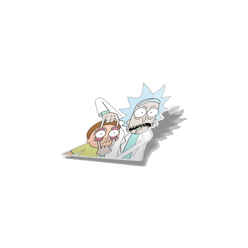 استیکر تزئینی موبایل و تبلت لولو مدل سریال ریک و مورتی RICK AND MORTY کد 40