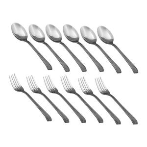 سرویس قاشق و چنگال 12 پارچه مدلm5