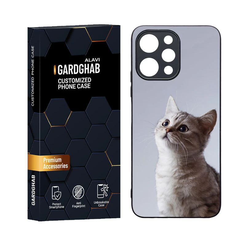 کاور گارد قاب علوی مدل دورژله ای حیوانات مناسب برای گوشی موبایل شیائومی Redmi 12 4G / 12 5G