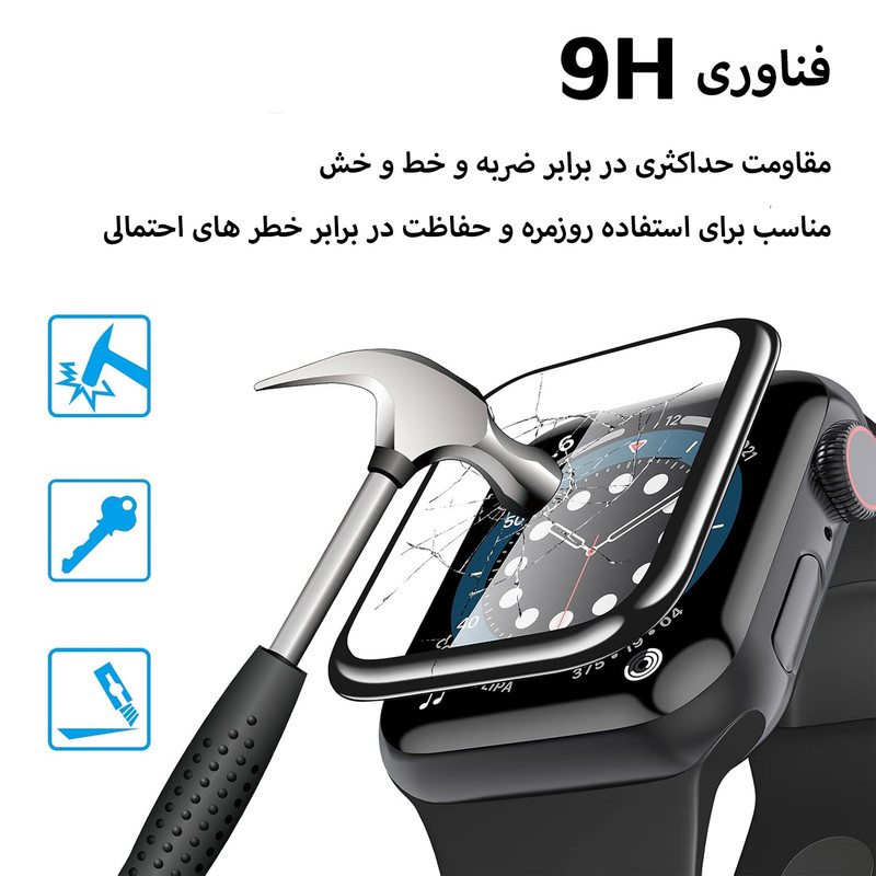 محافظ صفحه نمایش زیرو مدل Film Protector ZR مناسب برای اپل واچ سایز 40 میلی متری