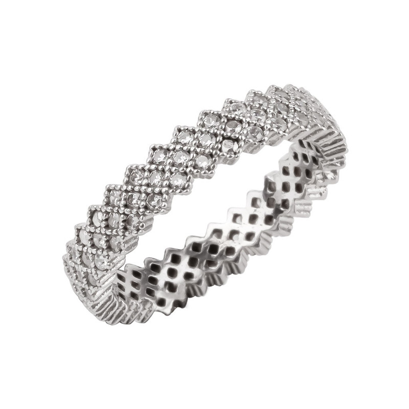 انگشتر نقره زنانه مدل 21881 انگشتر نقره زنانه مدل 21881