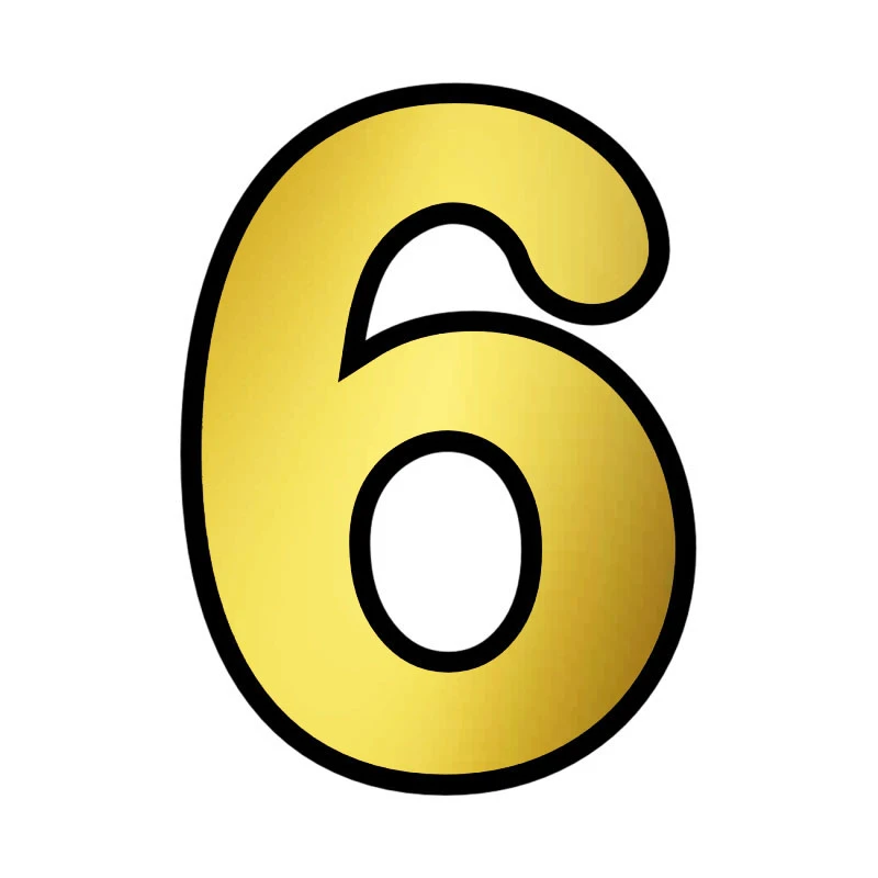  تابلو نشانگر کازیوه طرح پلاک واحد شماره 6 کد B-G 06