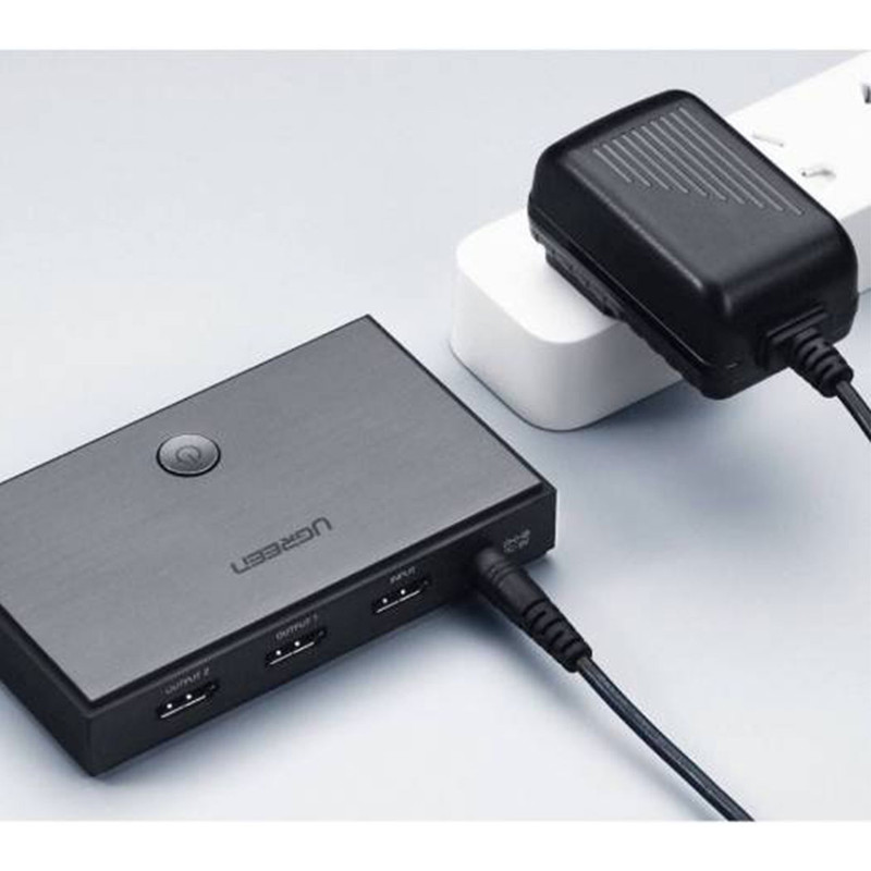 اسپلیتر دو پورت HDMI یوگرین مدل CM186-50707
