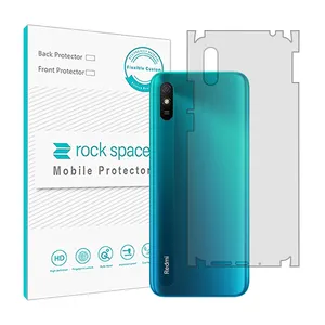 Transparent Rockspace HyGEL model phone back protector suitable for Xiaomi Redmi 9i mobile phone