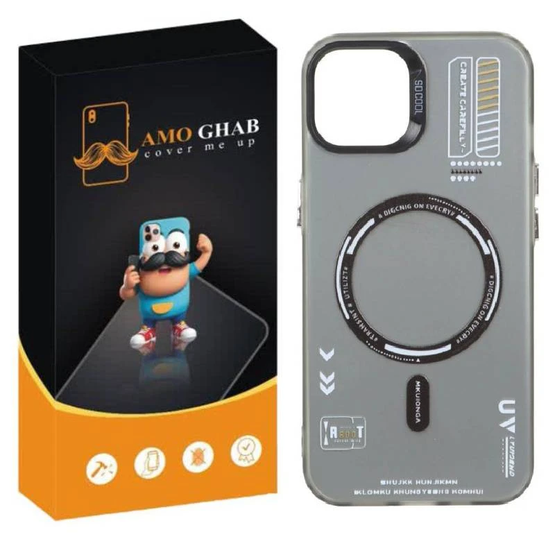 کاور عمو قاب مدل SO COOL طرح UV مناسب برای گوشی موبایل اپل Iphone 13 / 14