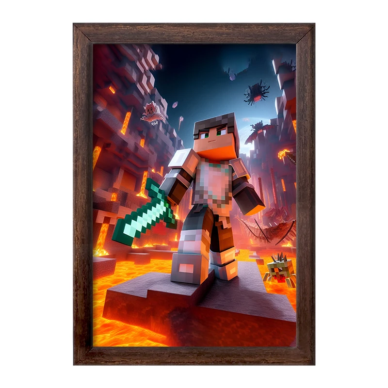 تابلو خندالو طرح ماینکرافت (Minecraft) کد F3539