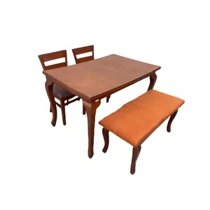 میز و صندلی ناهارخوری 4 نفره گالری چوب آشنایی مدل 790