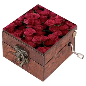 جعبه موزیکال مدل گل کد N188