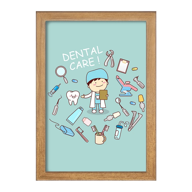 تابلو خندالو مدل دندان و دندان پزشکی کودکانه کد 36691