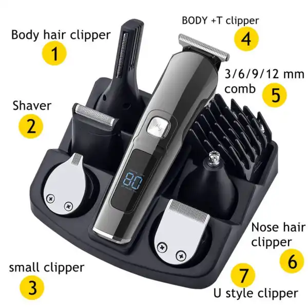 ماشین اصلاح موی صورت و بدن شارژی کومکس مدل KM-8688