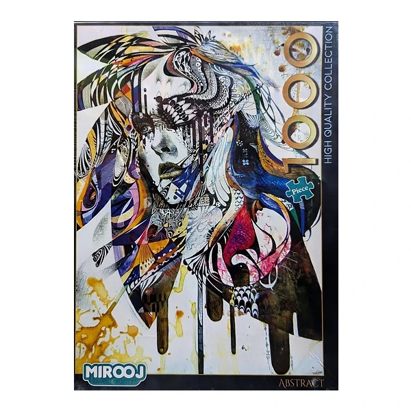 پازل 1000 تكه ميروژ مدل انتزاعي مناسب براي بزرگسالان