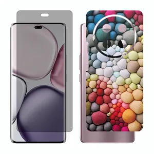 Glass Together model privacy screen protector suitable for Honor X9c mobile phone with back cover sticker