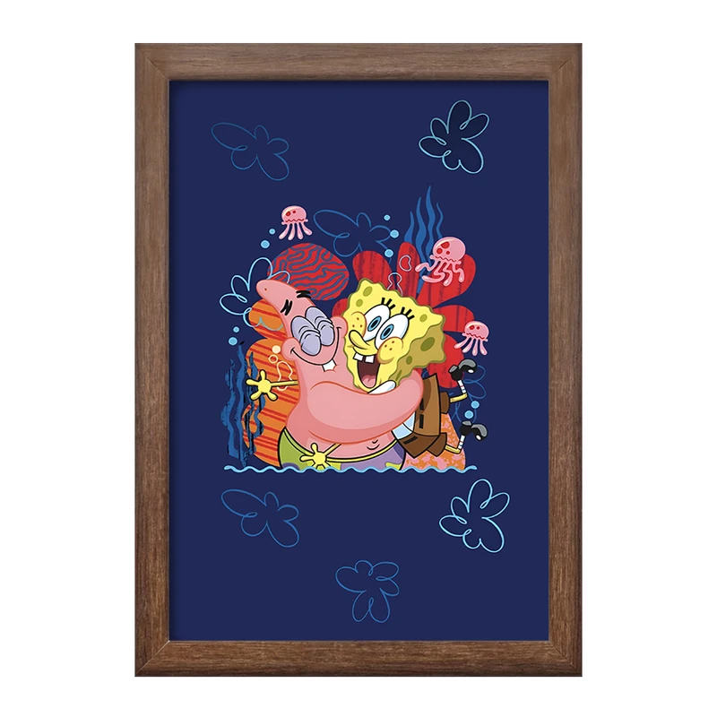 تابلو خندالو طرح باب اسفنجی و پاتریک کد F12838