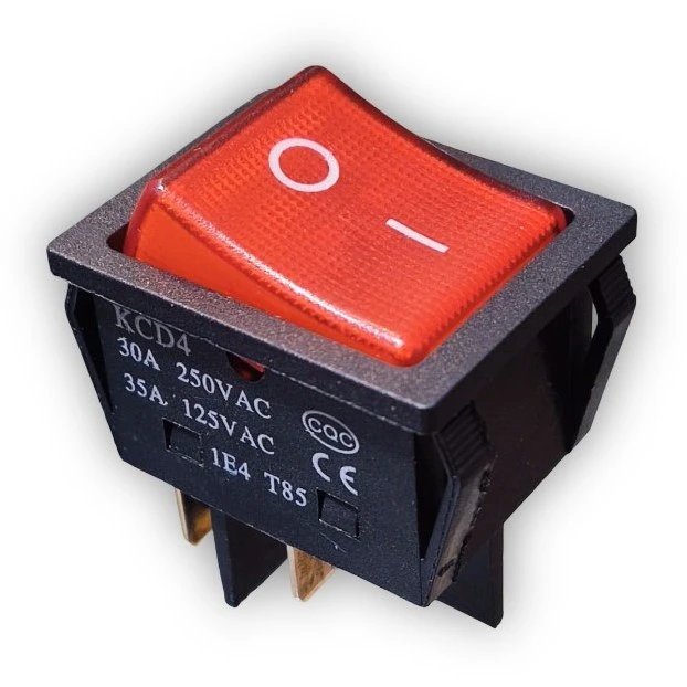 کلید راکر 30 آمپر مدل KCD4 201N-B