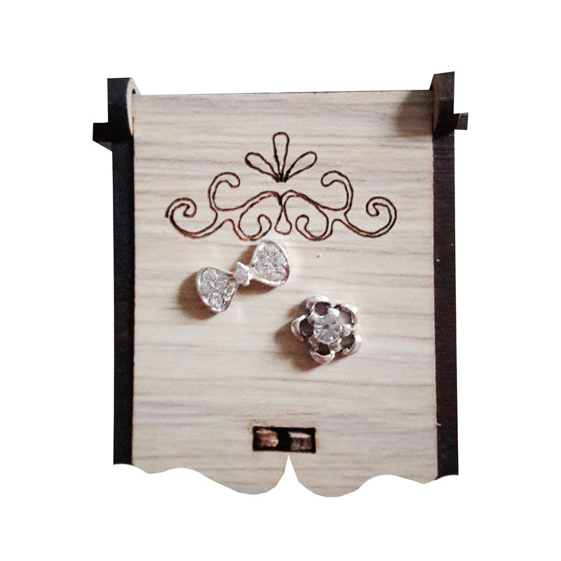 نگین ناخن مدل پاپیون مجموعه 2 عددی