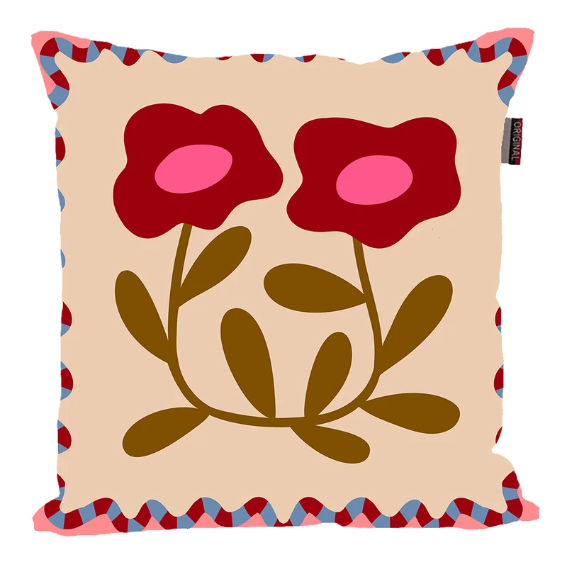 کوسن پاد آفرین مدل مینیمال طرح گل کد PK30111