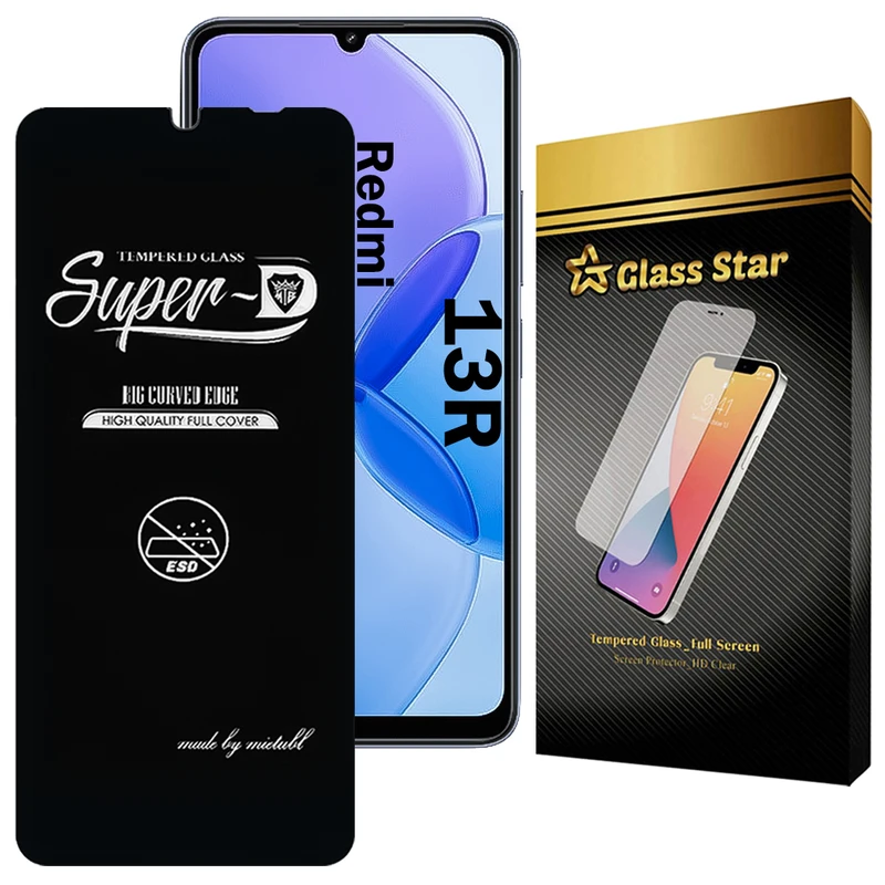 محافظ صفحه نمایش گلس استار مدل SUPERDNS مناسب برای گوشی موبایل شیائومی Redmi 13R