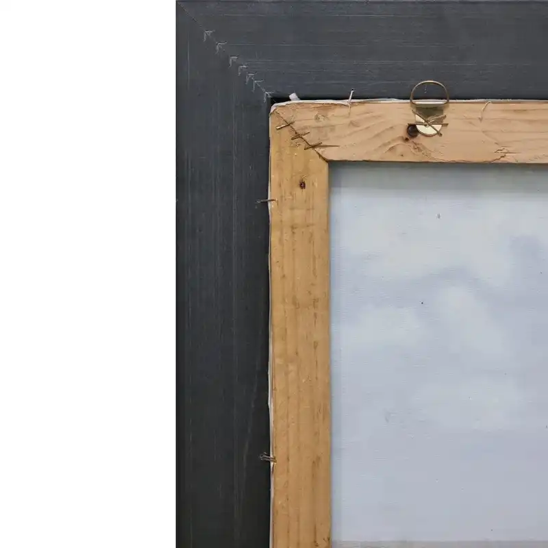 تابلو نقاشی رنگ روغن طرح ساحل آرامش