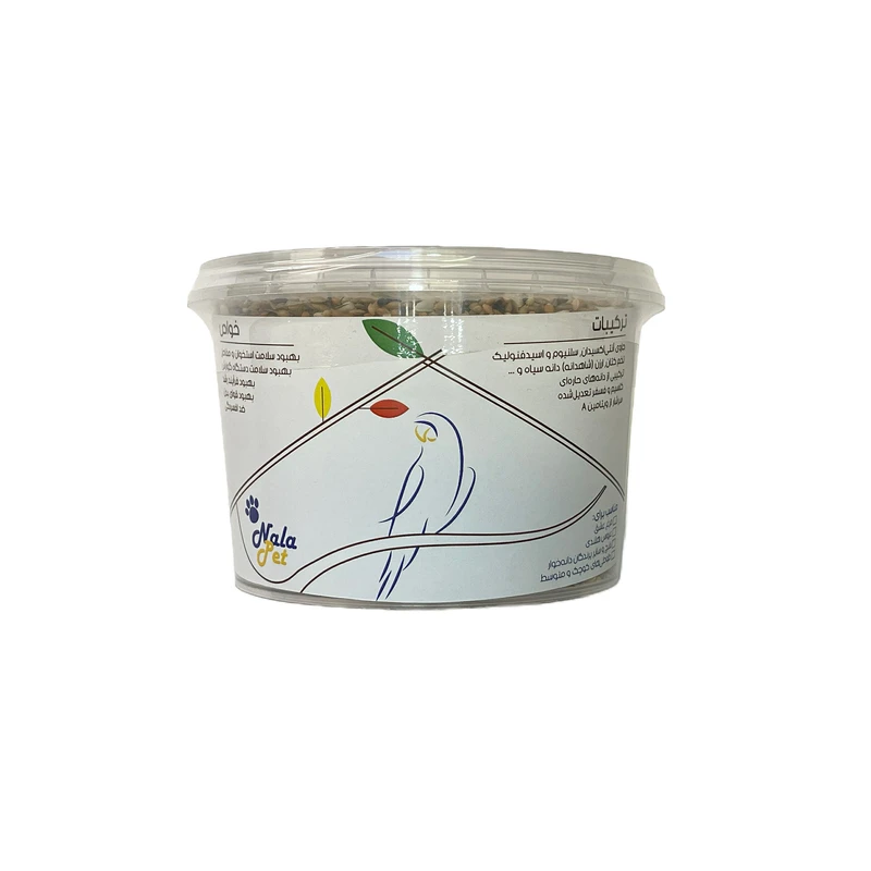 غذای پرنده مرغ عشق مدل هفت مغز وزن 500 گرم