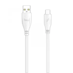 کابل تبدیل USB به USB-C بی دبلیو مدل P02 طول 0.2 متر