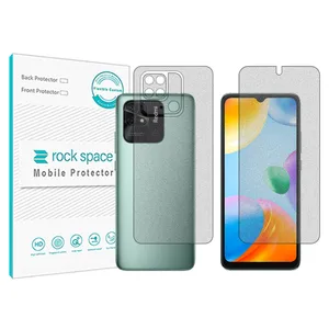 Matte Rockspace HyMTT screen protector suitable for Xiaomi Redmi 10C mobile phone with back protector