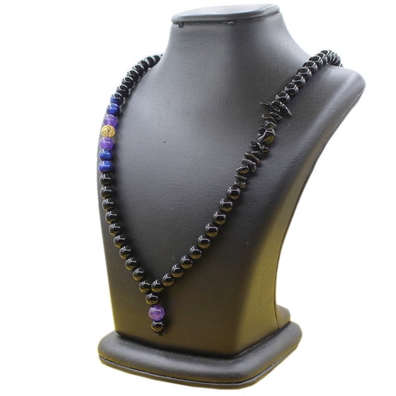 گردنبند طلا 18 عیار مردانه رزالیا مدل King Metal کد RGMND-2